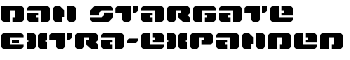 Dan Stargate Extra-expanded font