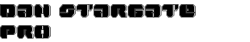 Dan Stargate Pro font