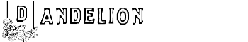 Dandelion font