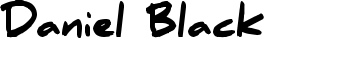 download Daniel Black font