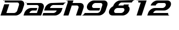 Dash9812 font