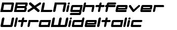 download DBXLNightfever UltraWideItalic font