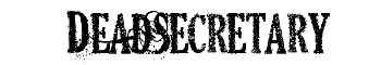 DeadSecretary font
