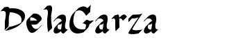 download DelaGarza font