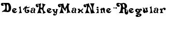 DeltaHeyMaxNine-Regular font
