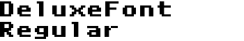 DeluxeFont Regular font