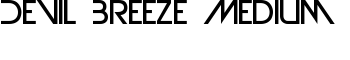 Devil Breeze Medium font