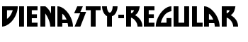 DieNasty-Regular font