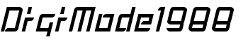 DigiMode1988 font