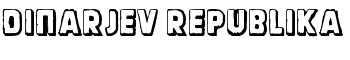 Dinarjev Republika font