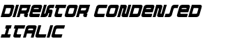 download Direktor Condensed Italic font