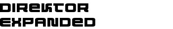 Direktor Expanded font