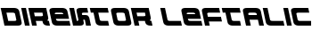 Direktor Leftalic font