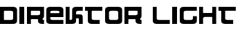 Direktor Light font