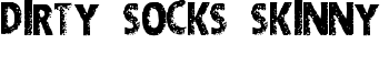 download DIRTY SOCKS SKINNY font