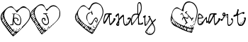 DJ Candy Heart font