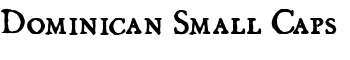 Dominican Small Caps font