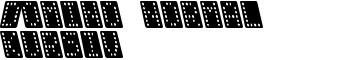 Domino normal kursiv font