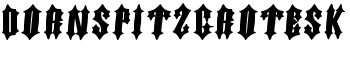 DornspitzGrotesk font