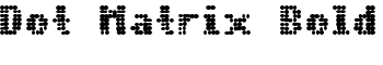 download Dot Matrix Bold font