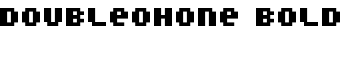DoubleOhOne Bold font