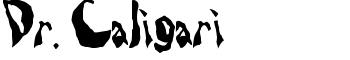 download Dr. Caligari font