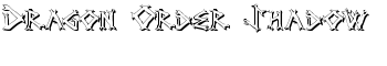 Dragon Order Shadow font