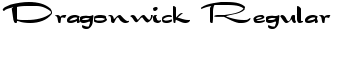 Dragonwick Regular font