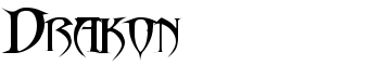 Drakon font