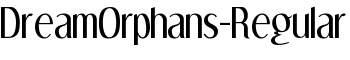 DreamOrphans-Regular font