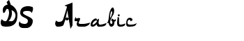 DS Arabic font