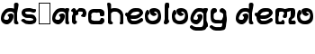 DS-Archeology Demo font