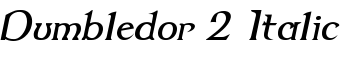 download Dumbledor 2 Italic font