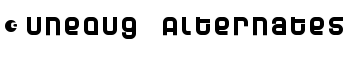 download Dunebug Alternates font