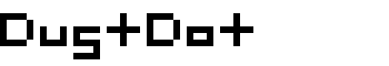 DustDot font