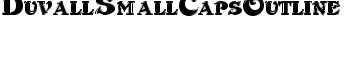 download DuvallSmallCapsOutline font