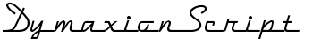 DymaxionScript font