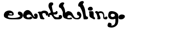 earthling. font