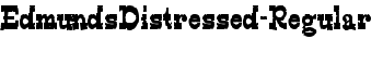 EdmundsDistressed-Regular font