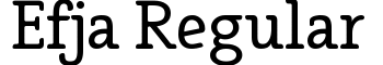 download Efja Regular font