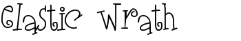 Elastic Wrath font