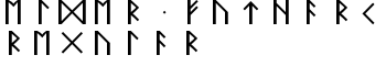 Elder Futhark Regular font
