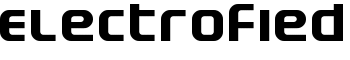 Electrofied font