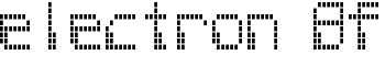 electron 8f font