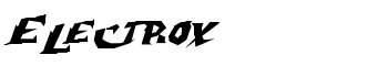 download Electrox font