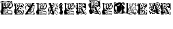 Elzevier Regular font