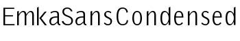 download EmkaSansCondensed font