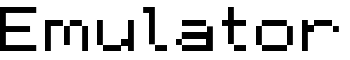 Emulator font