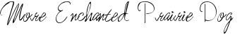 More Enchanted Prairie Dog font