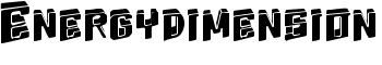 Energydimension font